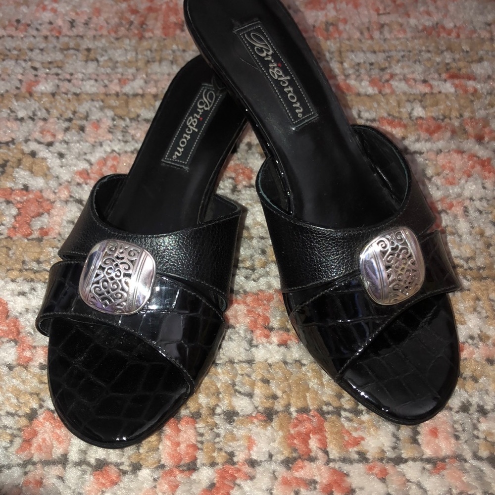 Brighton black heels, NWT